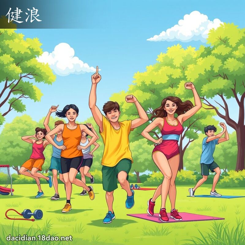 健浪 - 国语大辞典配图