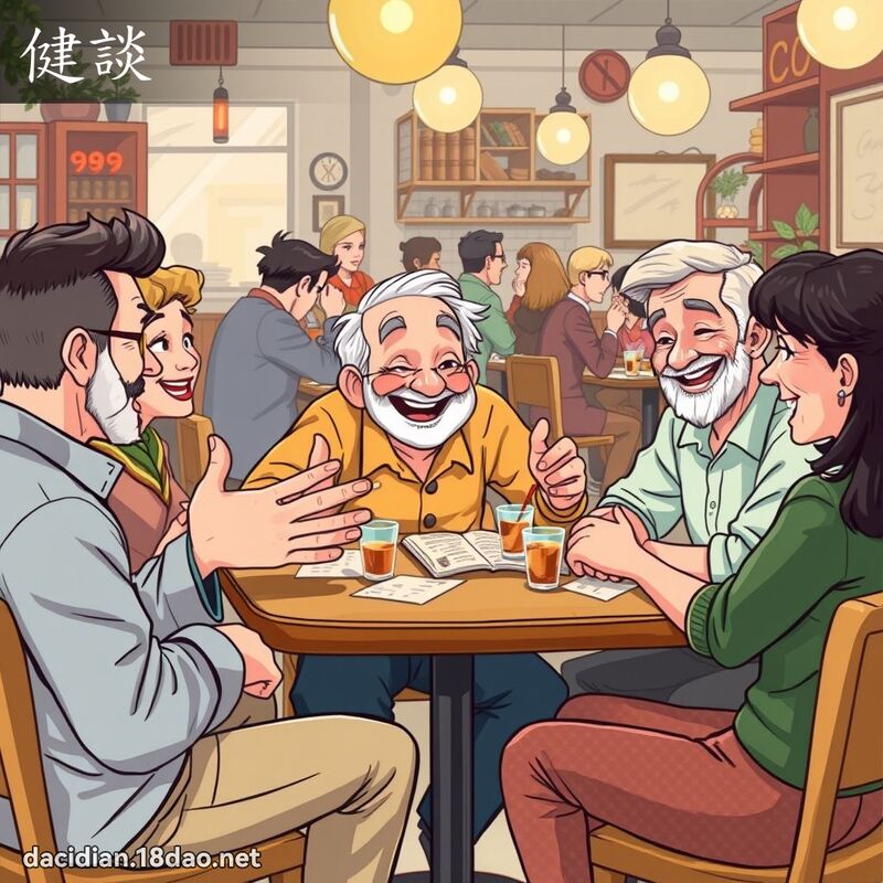 健谈 - 国语大辞典配图