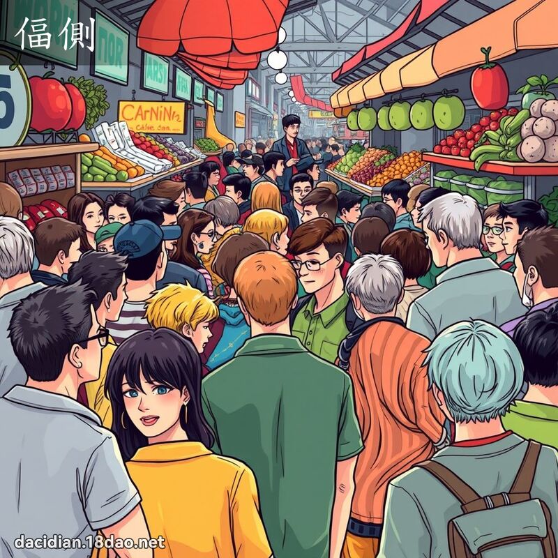 偪侧 - 国语大辞典配图