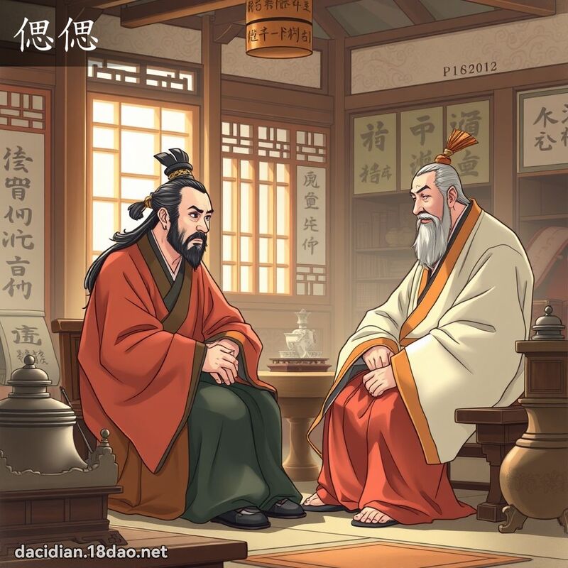 偲偲 - 国语大辞典配图