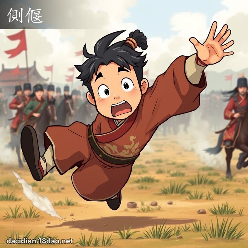 側偃 - 國語大辭典配圖