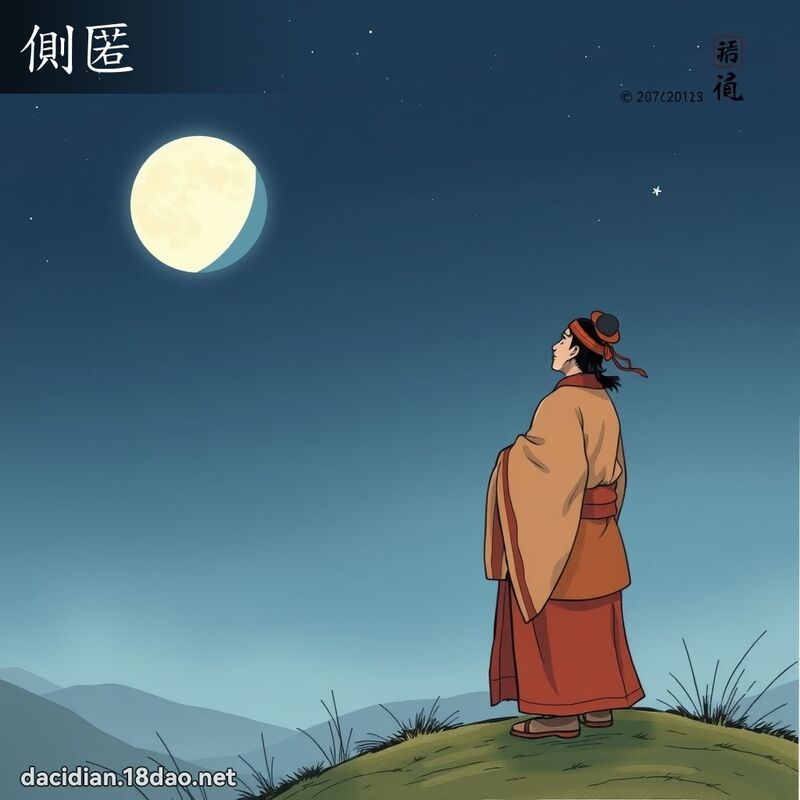 側匿 - 國語大辭典配圖