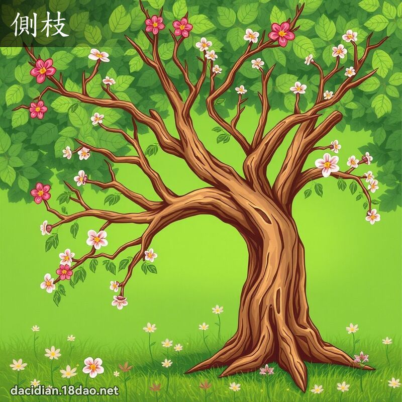 侧枝 - 国语大辞典配图