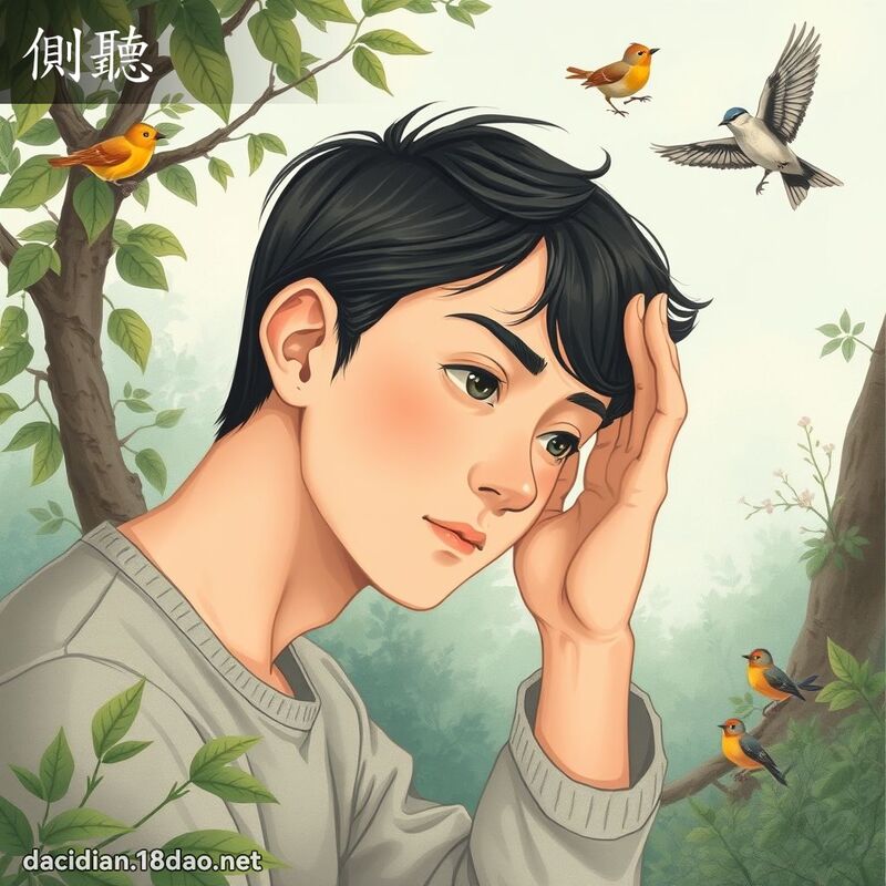 側聽 - 國語大辭典配圖