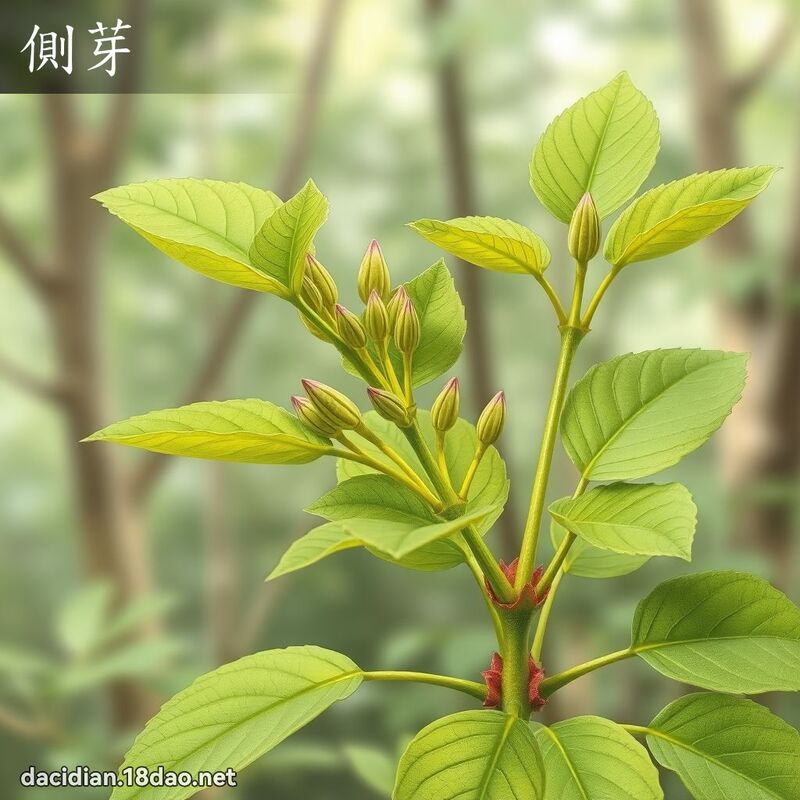 侧芽 - 国语大辞典配图