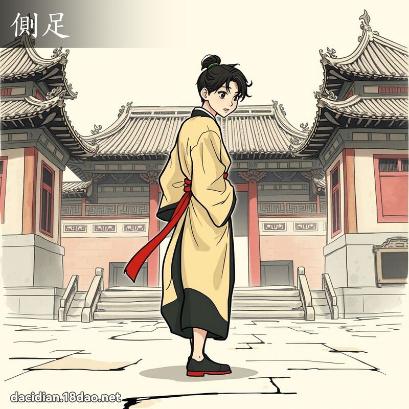 侧足 - 国语大辞典配图