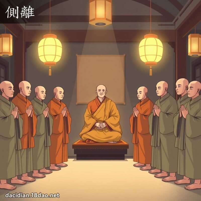 側離 - 國語大辭典配圖