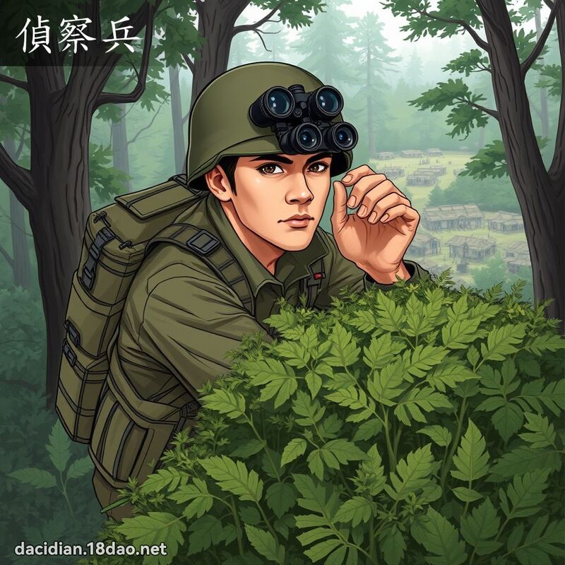 偵察兵 - 國語大辭典配圖