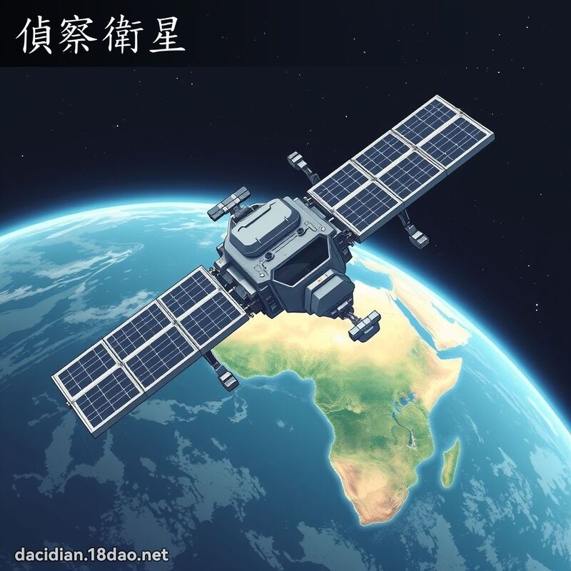 偵察衛星 - 國語大辭典配圖