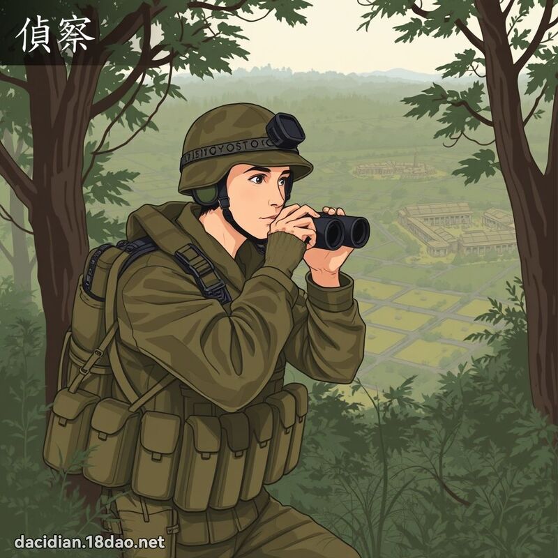 侦察 - 国语大辞典配图