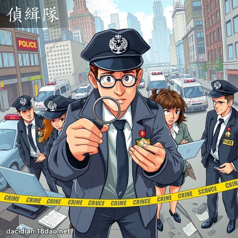 偵緝隊 - 國語大辭典配圖