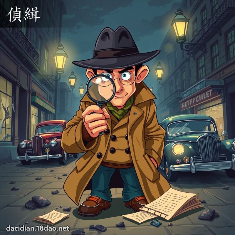 侦缉 - 国语大辞典配图