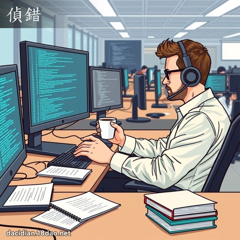 偵錯 - 國語大辭典配圖