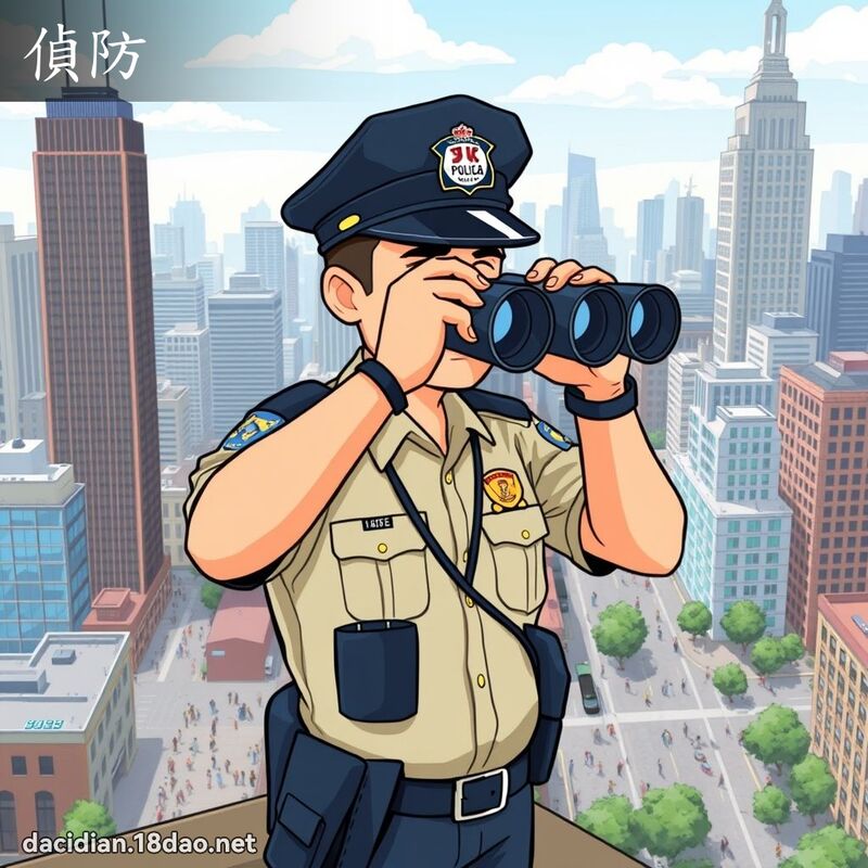 偵防 - 國語大辭典配圖