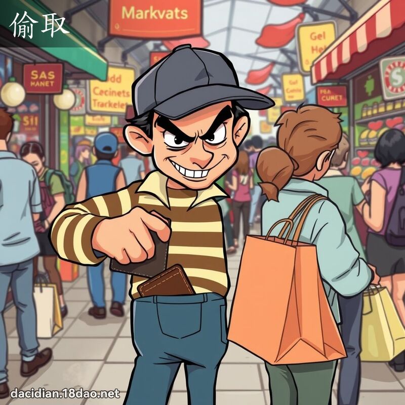 偷取 - 國語大辭典配圖