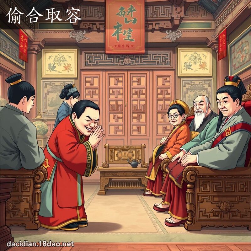 偷合取容 - 國語大辭典配圖