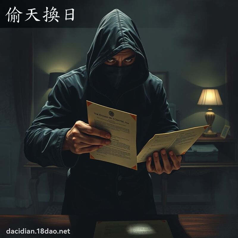 偷天換日 - 國語大辭典配圖