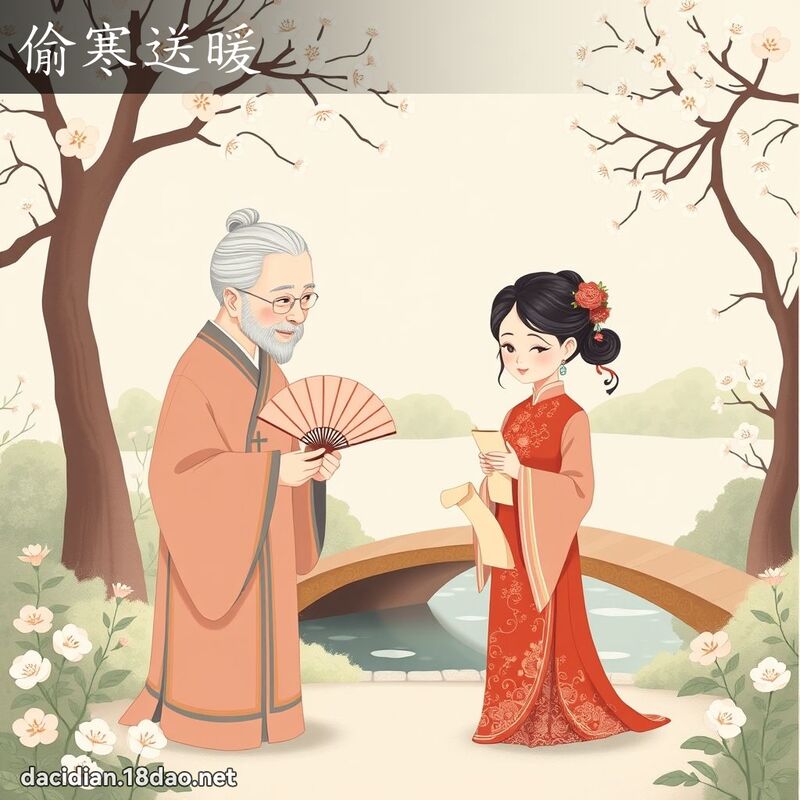 偷寒送暖 - 国语大辞典配图