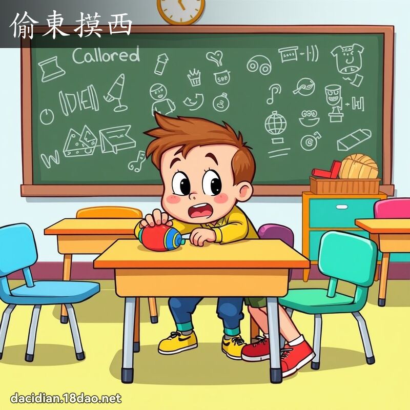 偷東摸西 - 國語大辭典配圖