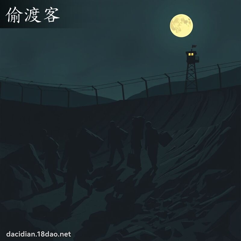 偷渡客 - 國語大辭典配圖