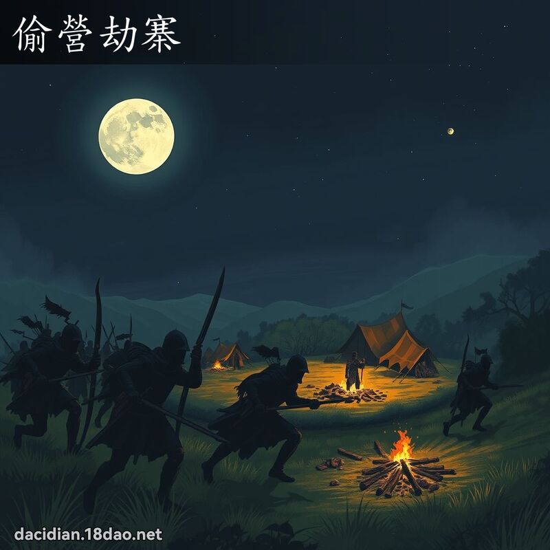偷營劫寨 - 國語大辭典配圖
