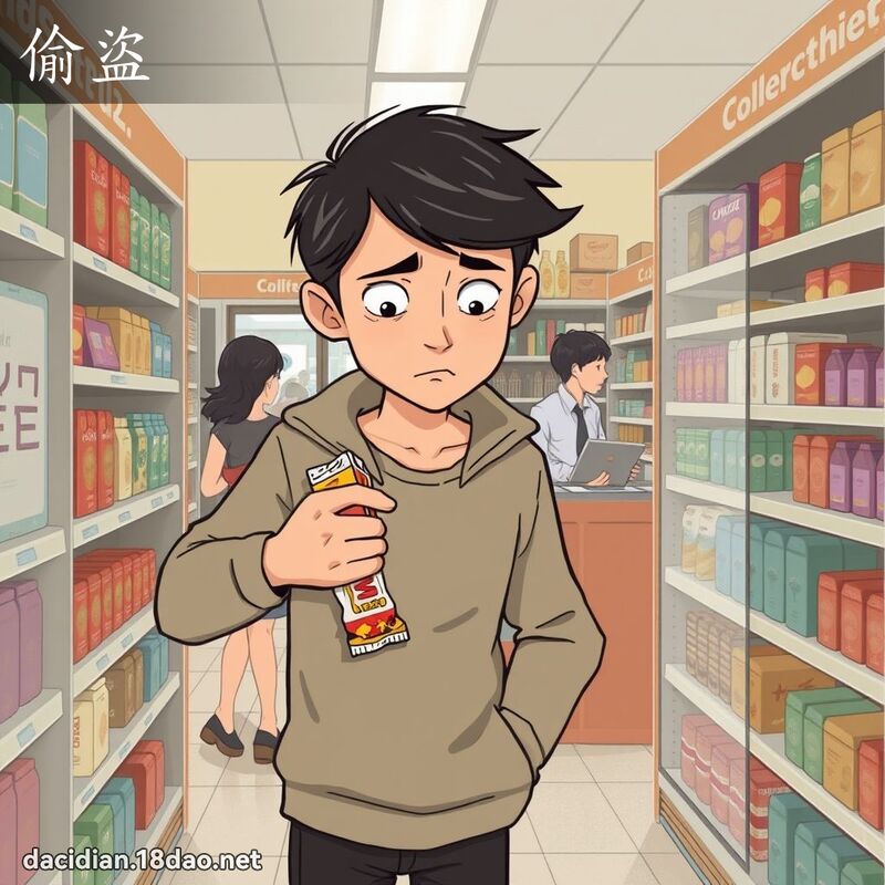 偷盜 - 國語大辭典配圖