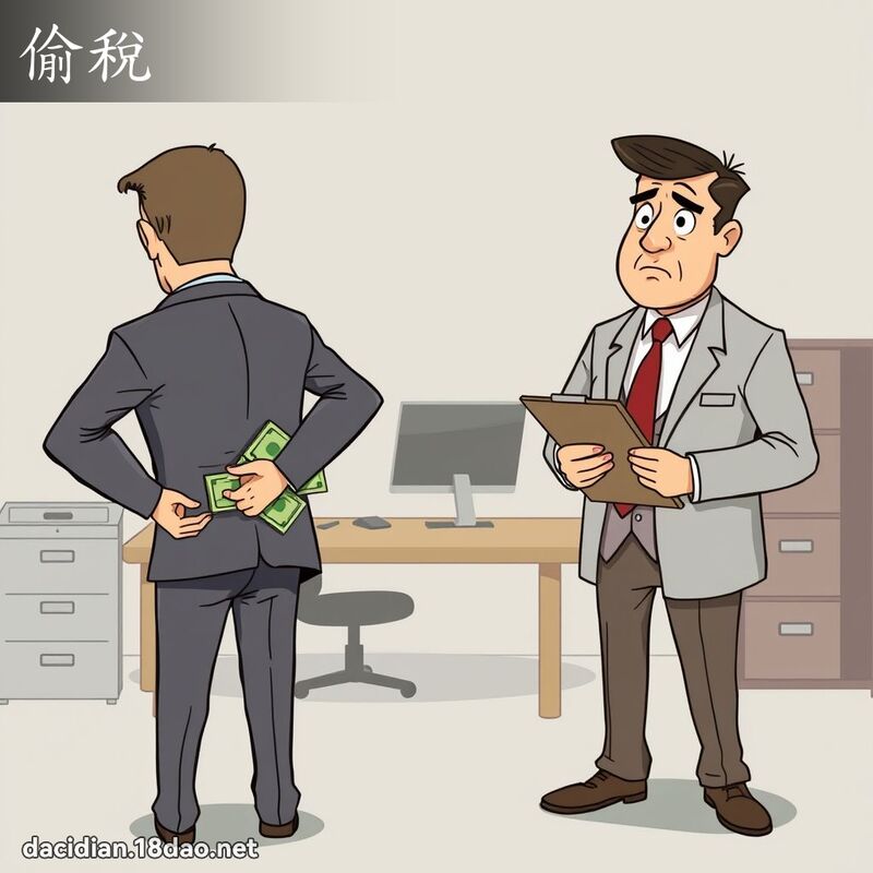 偷稅 - 國語大辭典配圖