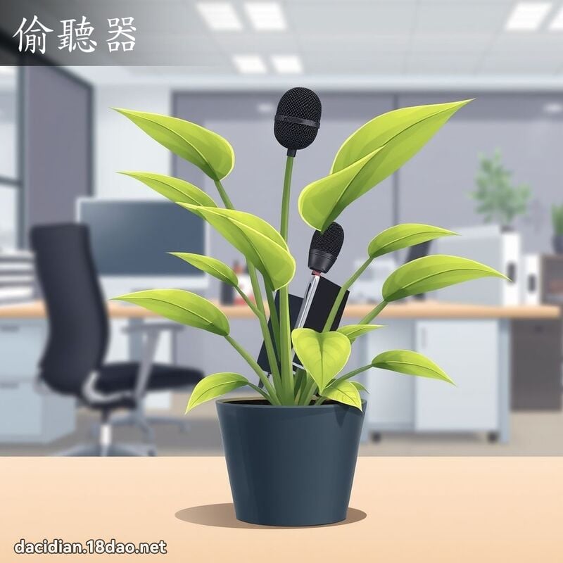 偷聽器 - 國語大辭典配圖
