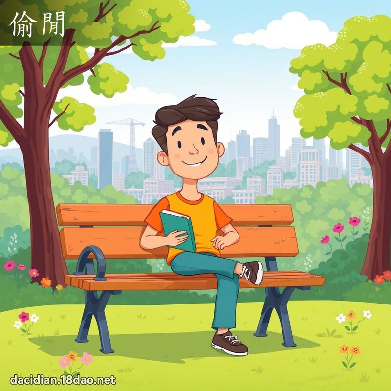 偷闲 - 国语大辞典配图