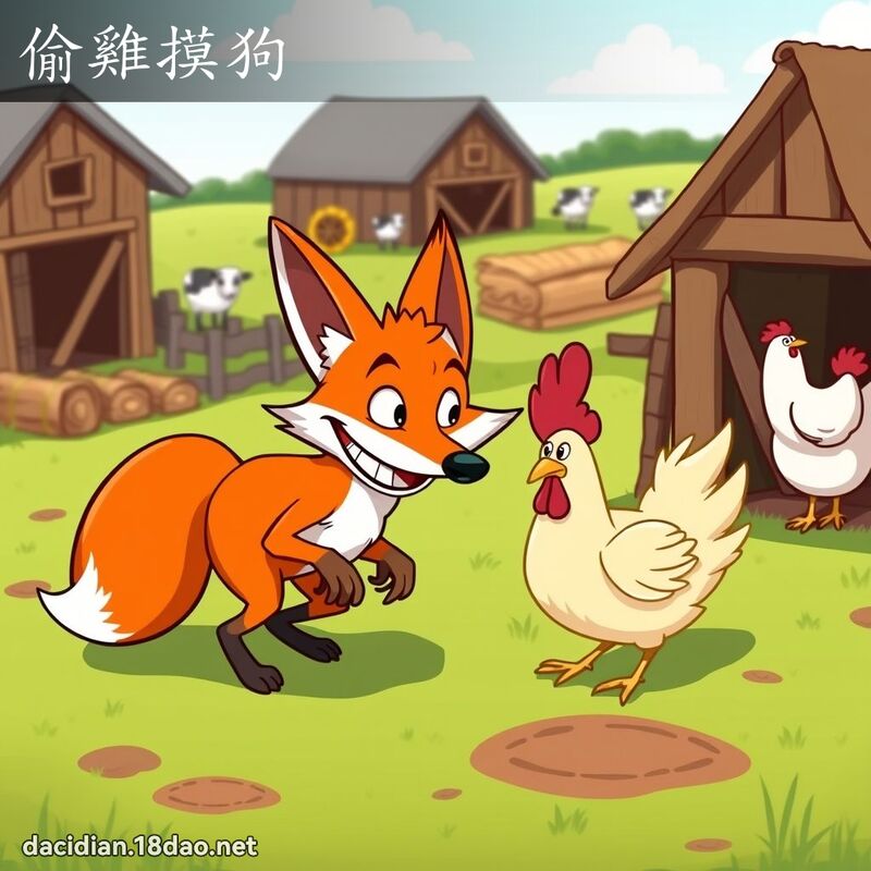 偷雞摸狗 - 國語大辭典配圖