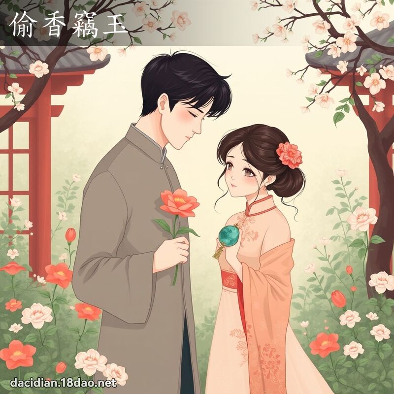 偷香窃玉 - 国语大辞典配图