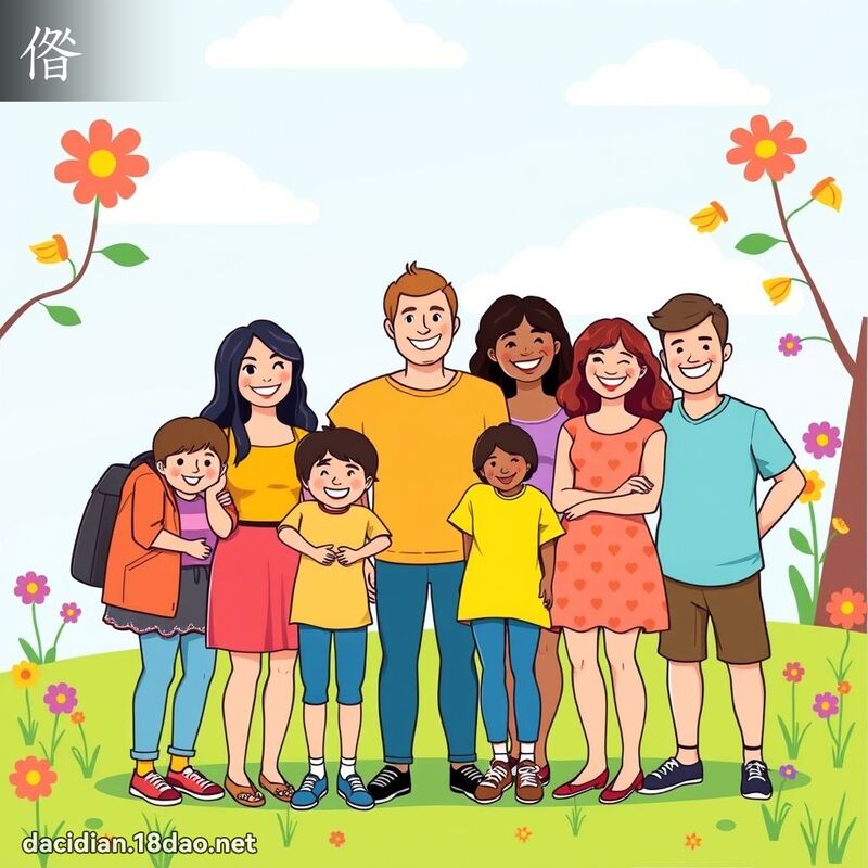 汉字: 偺 (多音字)