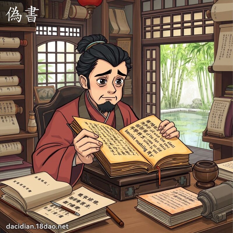 偽书 - 国语大辞典配图