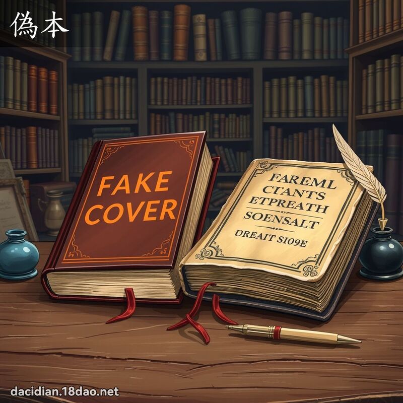 偽本 - 国语大辞典配图