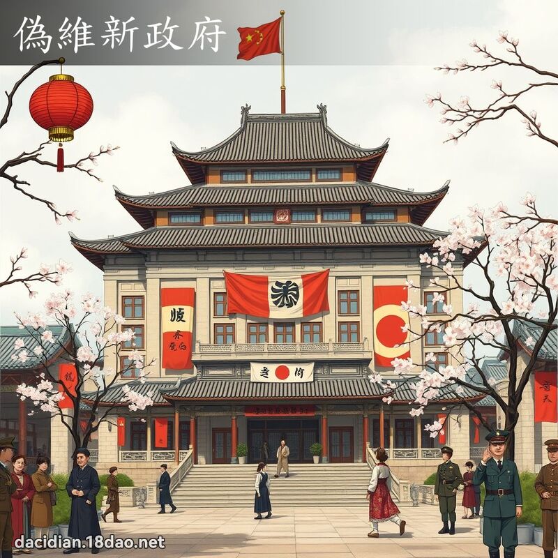偽维新政府 - 国语大辞典配图