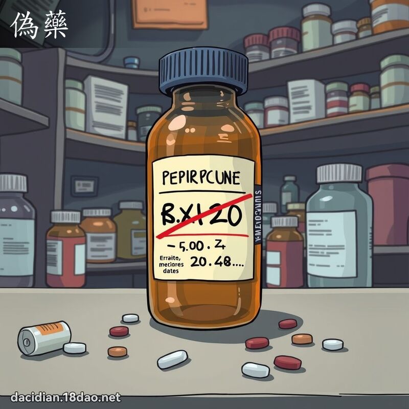 偽藥 - 國語大辭典配圖