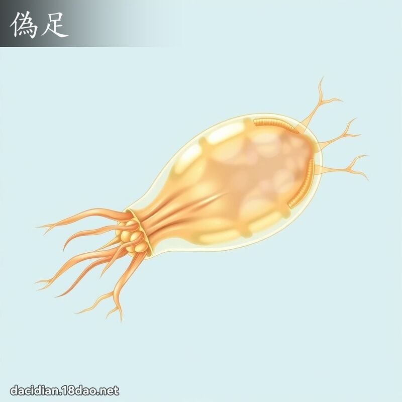 偽足 - 國語大辭典配圖
