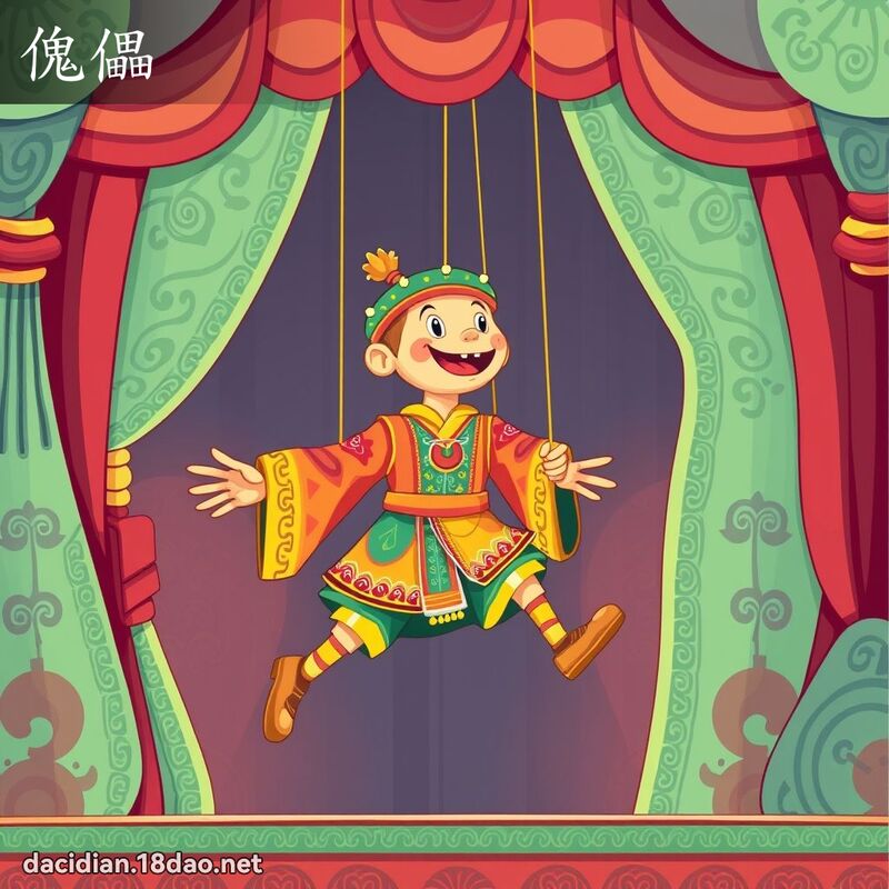 傀儡 - 國語大辭典配圖