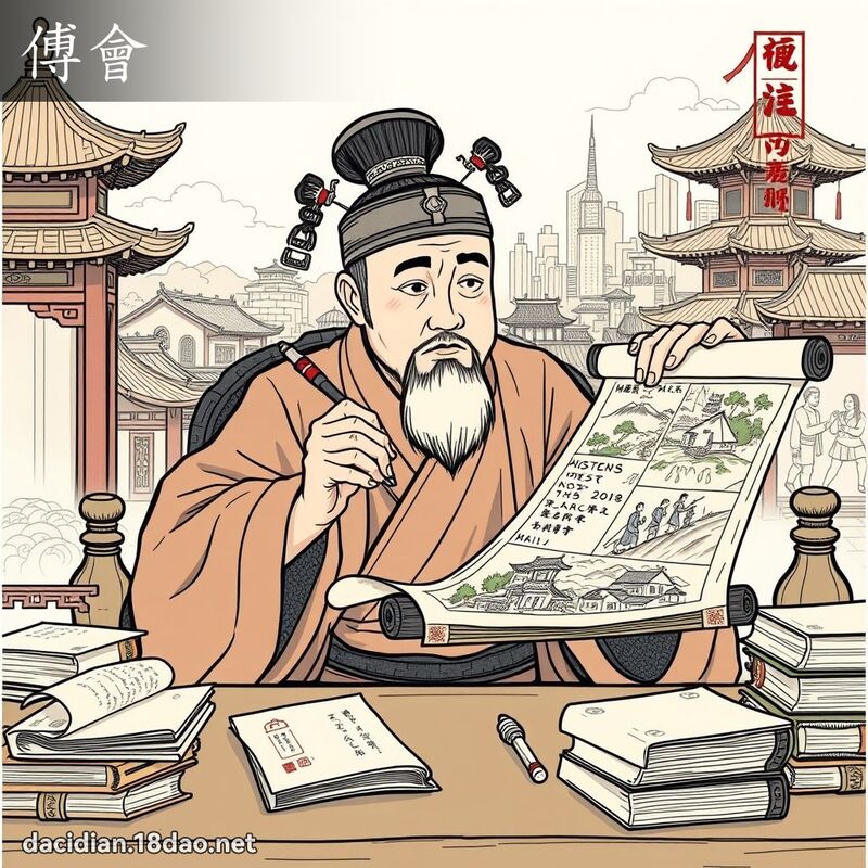 傅會 - 國語大辭典配圖