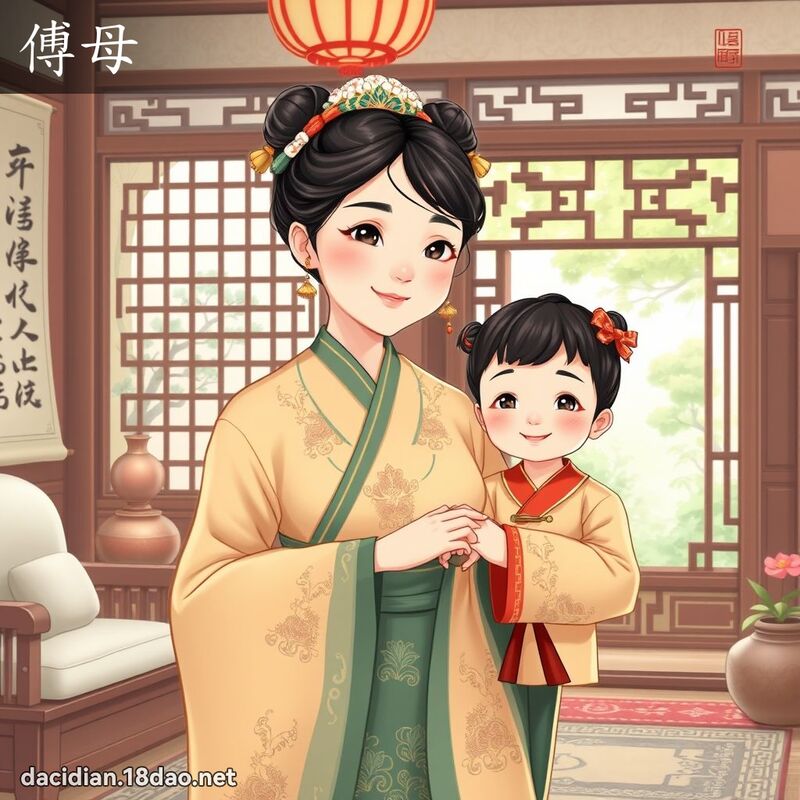 傅母 - 国语大辞典配图
