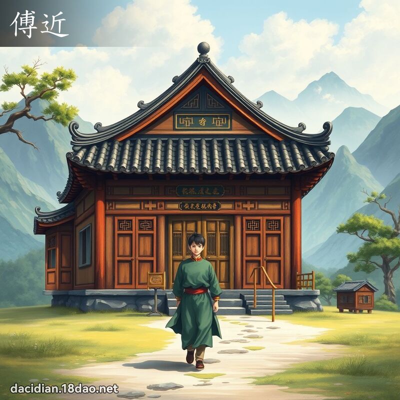 傅近 - 國語大辭典配圖