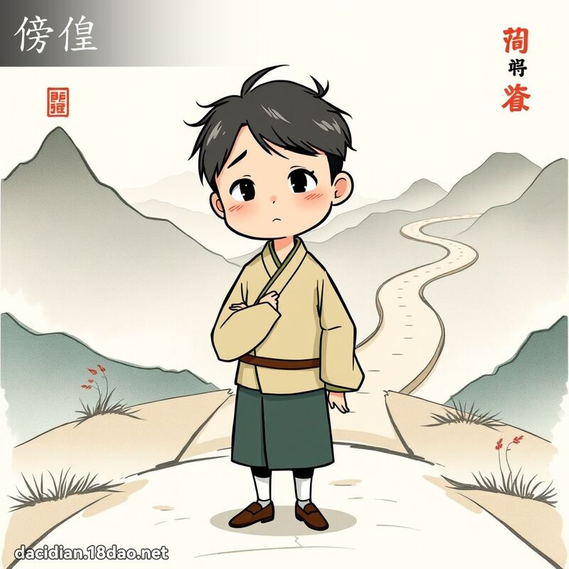 傍偟 - 國語大辭典配圖
