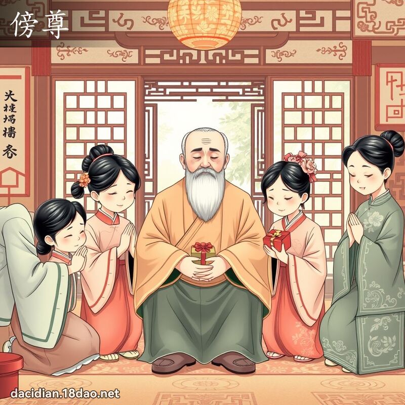 傍尊 - 國語大辭典配圖