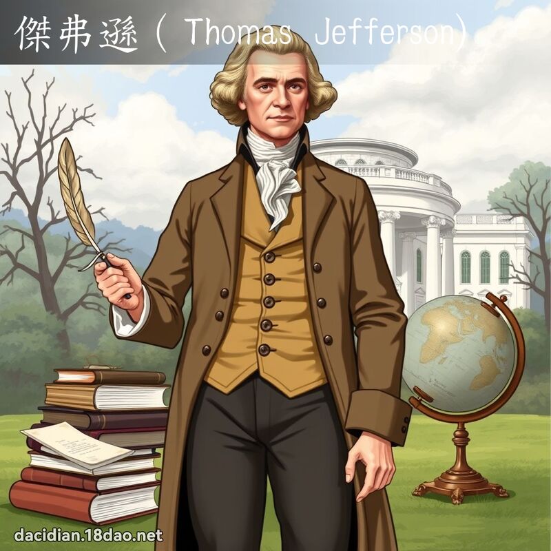 傑弗遜（Thomas Jefferson) - 國語大辭典配圖