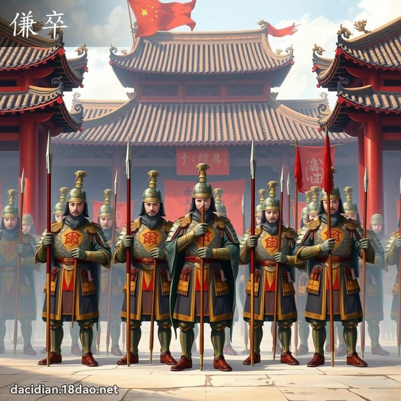 傔卒 - 國語大辭典配圖