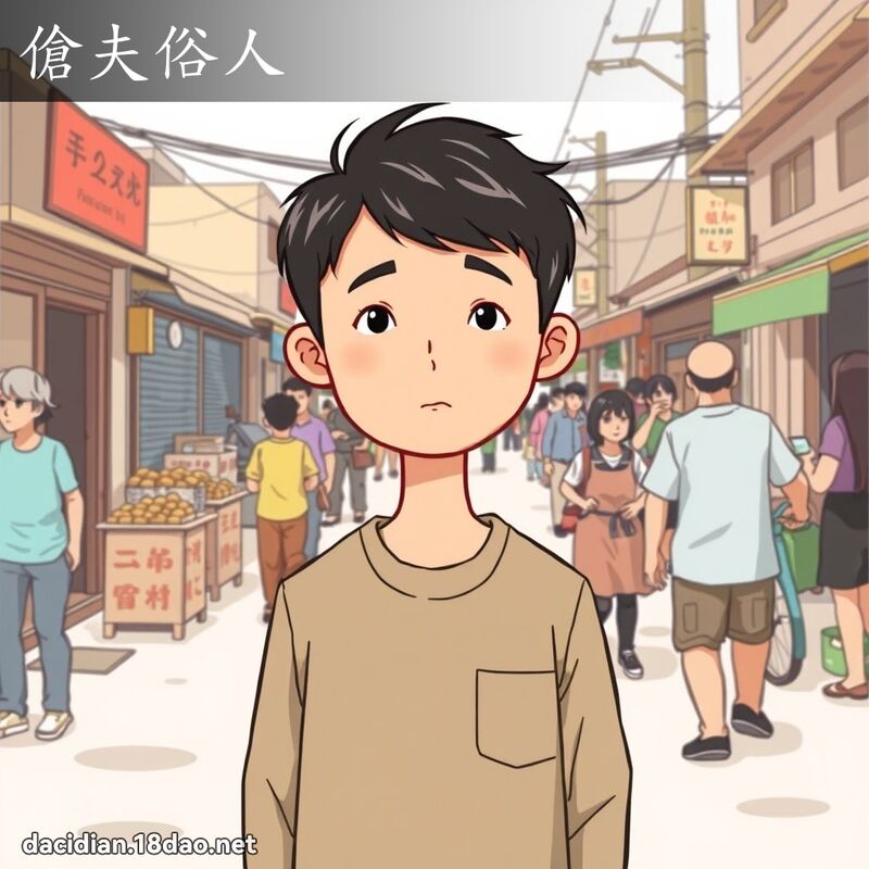 傖夫俗人 - 國語大辭典配圖