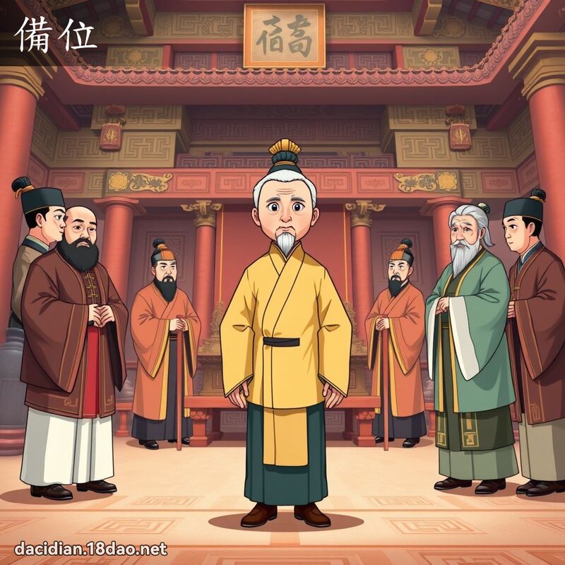备位 - 国语大辞典配图