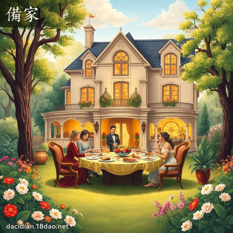 備家 - 國語大辭典配圖