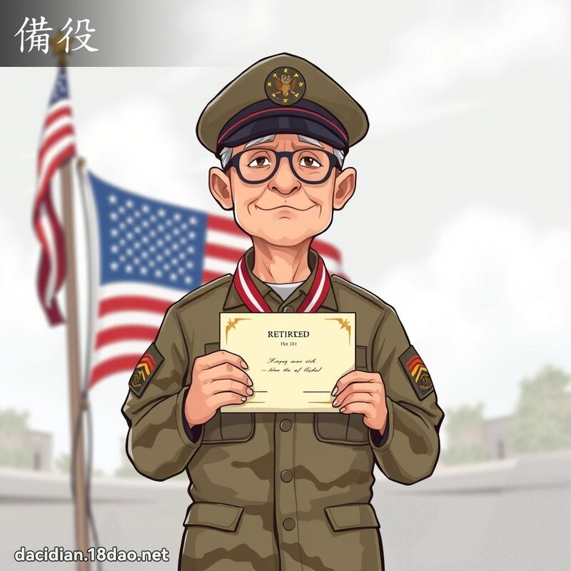 備役 - 國語大辭典配圖