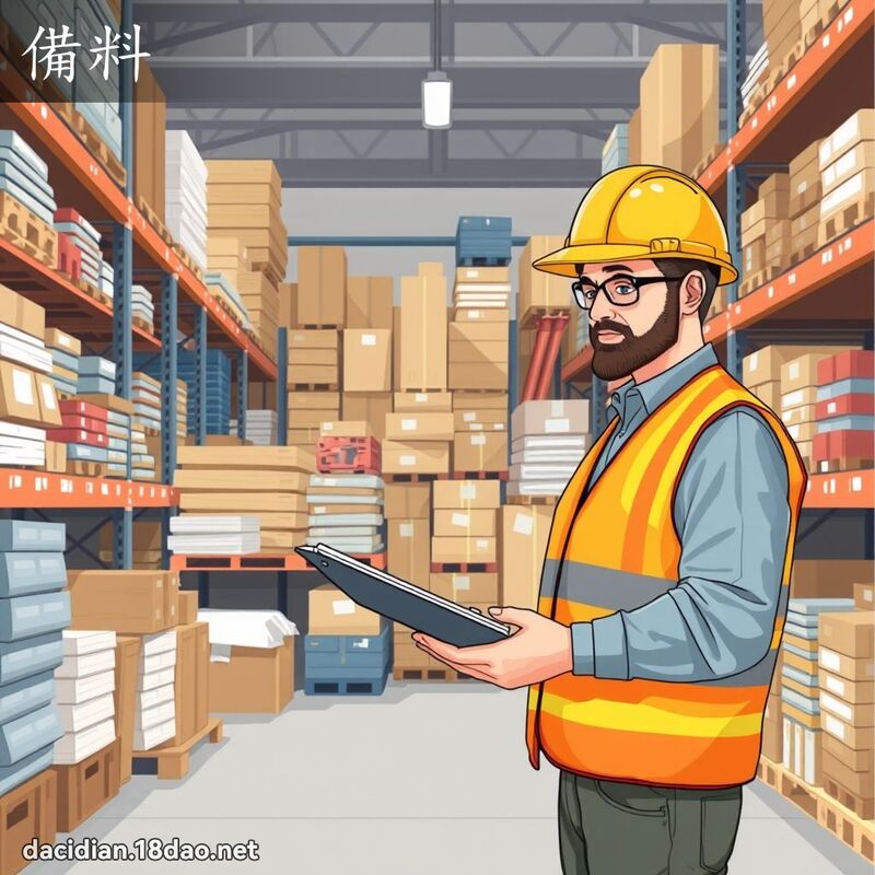 備料 - 國語大辭典配圖